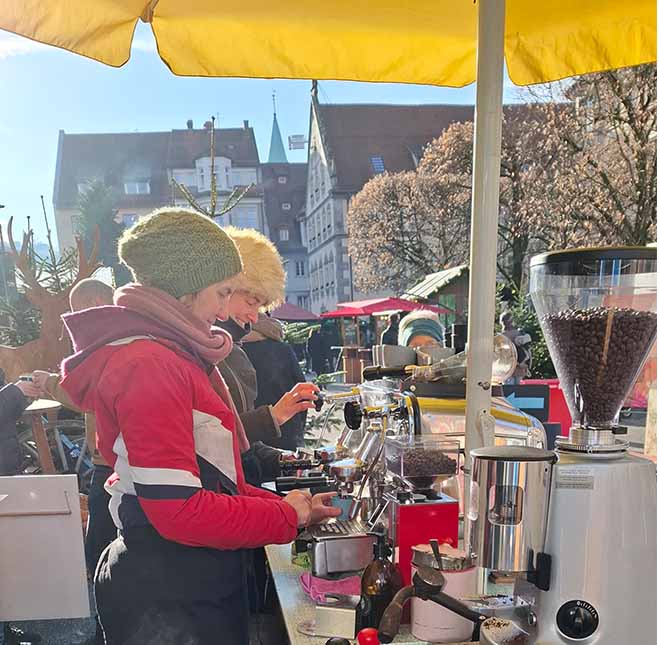 KaffeeRad in der Sonne